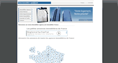 Desktop Screenshot of immobilier-agence.net